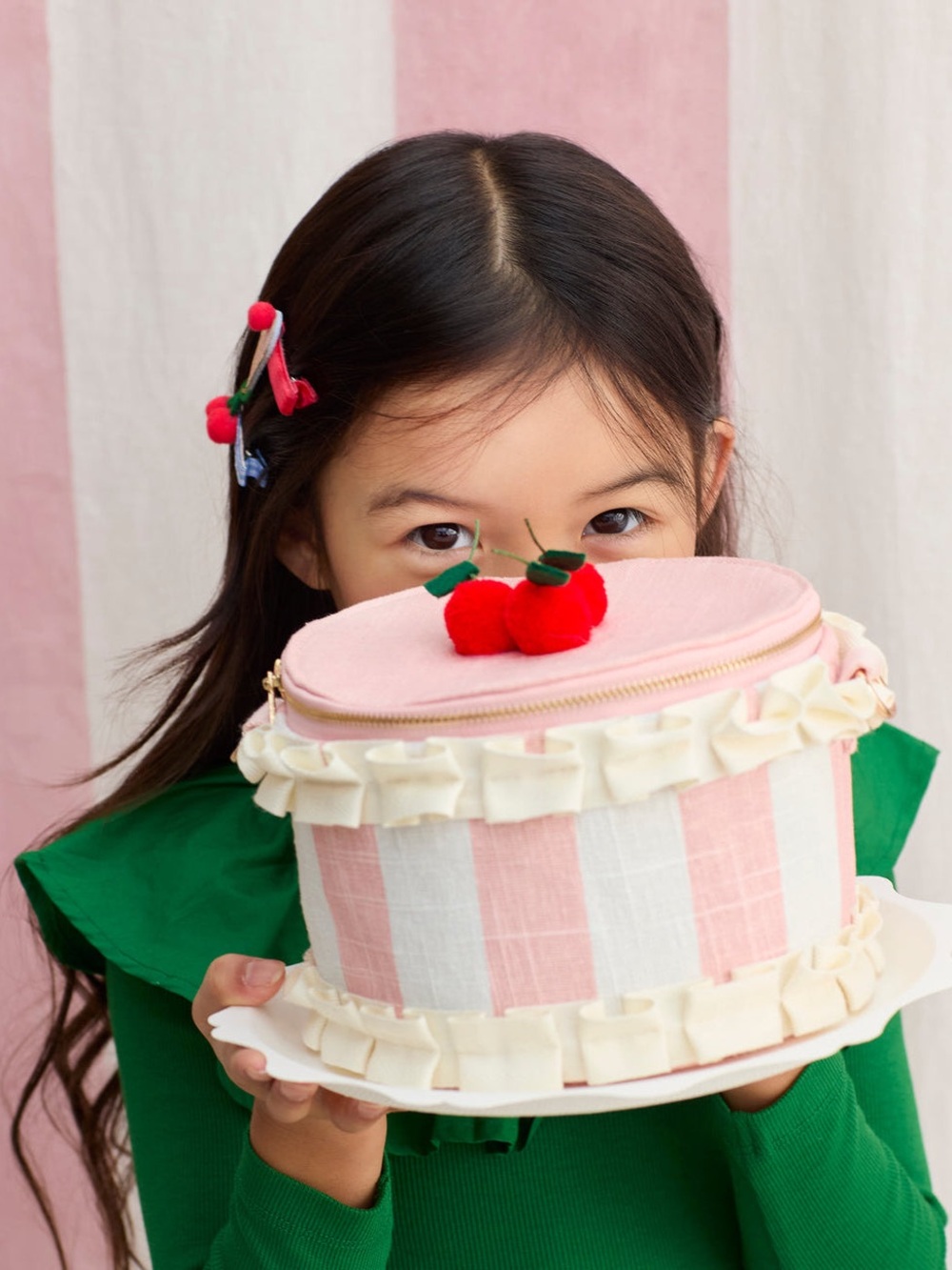 Meri Meri Pink Cake Bag for Kids 👛🍒